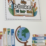 Paket: Väggdekor ”Bokhylla” (till elevernas lästa böcker) - bild 2