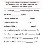 Mitt häfte om substantiv, adjektiv och verb - bild 6