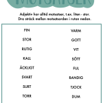 Mitt häfte om substantiv, adjektiv och verb - bild 7