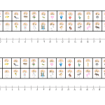 Väggalfabet regnbåge - bild 2