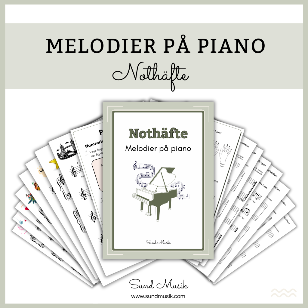 Melodier på piano