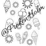 Räkna och måla – sommar - bild 3