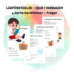 LÄSFÖRSTÅELSE – DJUR I VARDAGEN