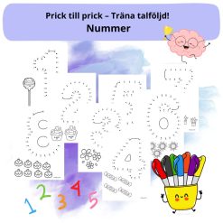 Följ prickarna – Lär dig siffrorna 0–9!