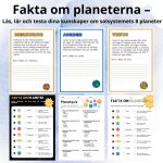 Fakta om planeterna – Läs, lär och testa dina kunskaper om solsystemets 8 planeter - bild 2