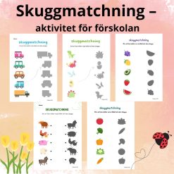 Skuggmatchning – aktivitet för förskolan