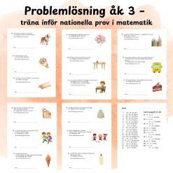 Problemlösning åk 3 – träna inför Nationella Prov i matematik