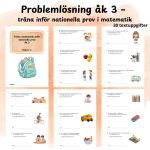 Problemlösning åk 3 – träna inför Nationella Prov i matematik - bild 1