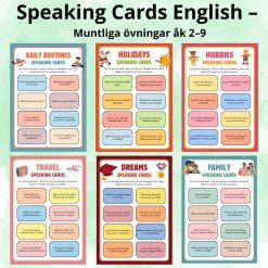 Speaking Cards English – Muntliga övningar åk 2–9