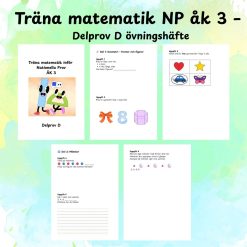 Träna matematik NP åk 3 – Delprov D övningshäfte