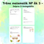 Träna matematik NP åk 3 – Delprov D övningshäfte - bild 2