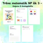 Träna matematik NP åk 3 – Delprov D övningshäfte - bild 1