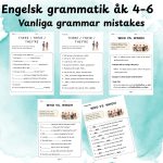 Engelsk grammatik åk 4–6 | Vanliga grammar mistakes - bild 3