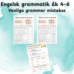 Engelsk grammatik åk 4–6 | Vanliga grammar mistakes - bild 4